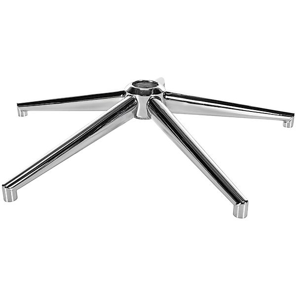 DELUKE Bürostuhl Fußkreuz RHINO Metall Chrom 11x22mm Rollenaufnahme 50mm Ga günstig online kaufen