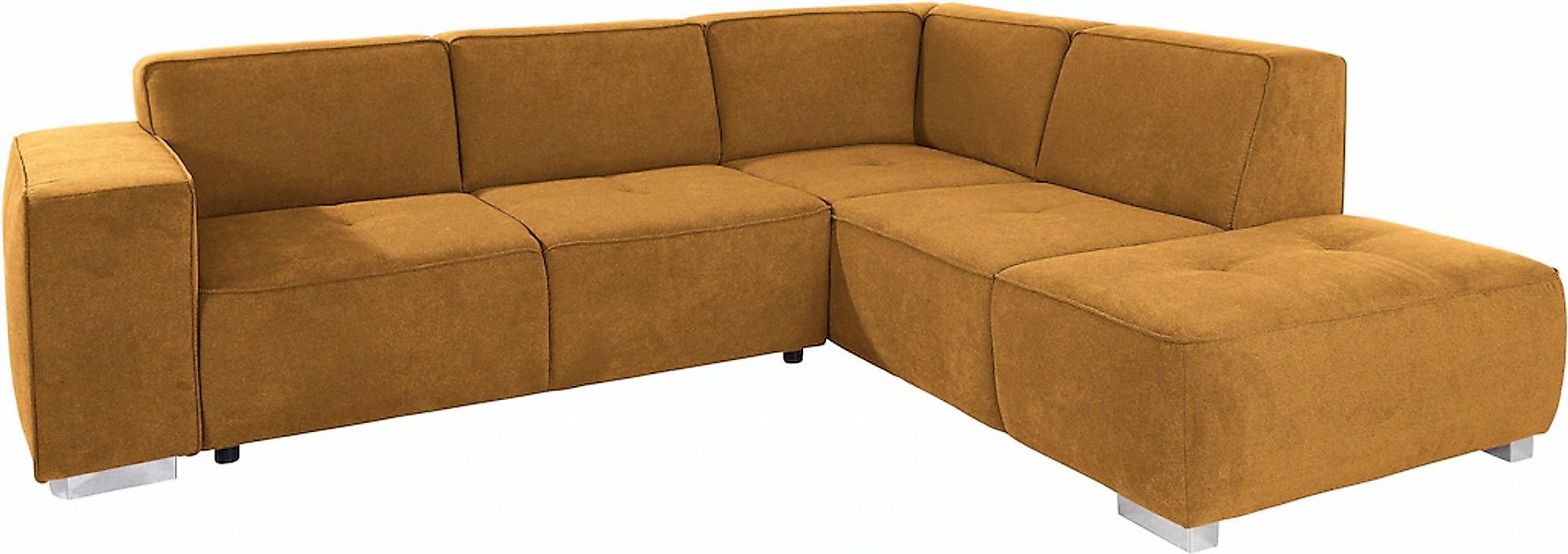 INOSIGN Ecksofa »Sapporo L-Form« wahlweise Bettfunktion oder Sitztiefenvers günstig online kaufen