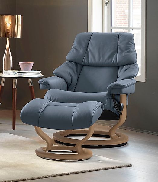Stressless® Relaxsessel »Reno«, (Set, Relaxsessel mit Hocker), mit Hocker, günstig online kaufen