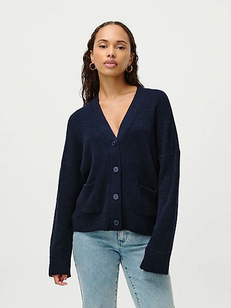 LeGer Strickjacke "Hanne, LeGer by Lena Gercke" Regular fit mit V-Ausschnit günstig online kaufen