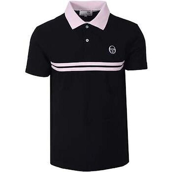 Sergio Tacchini  T-Shirts & Poloshirts Supermac Polo Shirt Black/Light Lila günstig online kaufen