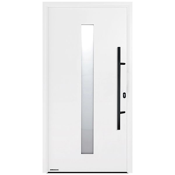 Hörmann Haustür Thermo65 Motiv 610S Verkehrsweiß 110 cm x 210 cm DIN R günstig online kaufen