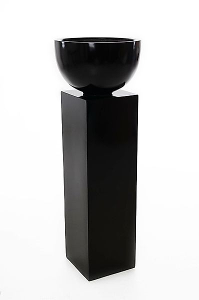 VIVANNO Blumenständer Fiberglas PODEST Säule - Schwarz Hochglanz (1 St), 30 günstig online kaufen