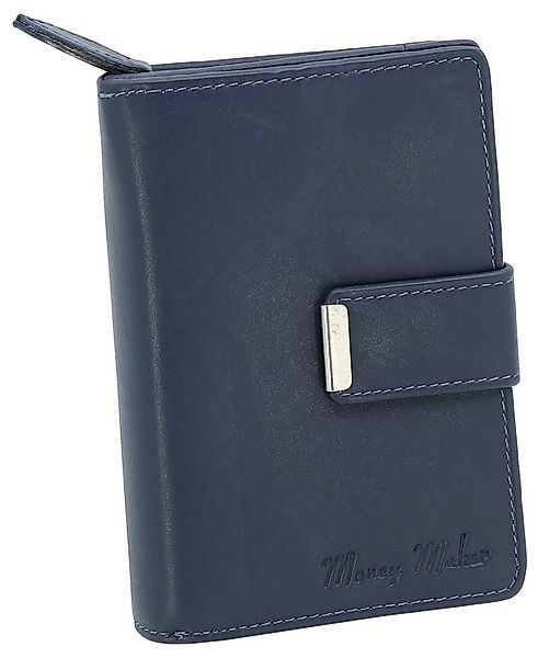 Money Maker Geldbörse Damen Leder Portmonee handlicher Geldbeutel aufklappb günstig online kaufen