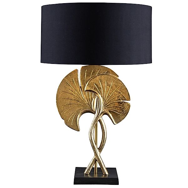 riess-ambiente Tischleuchte GINKGO 62cm schwarz / günstig online kaufen