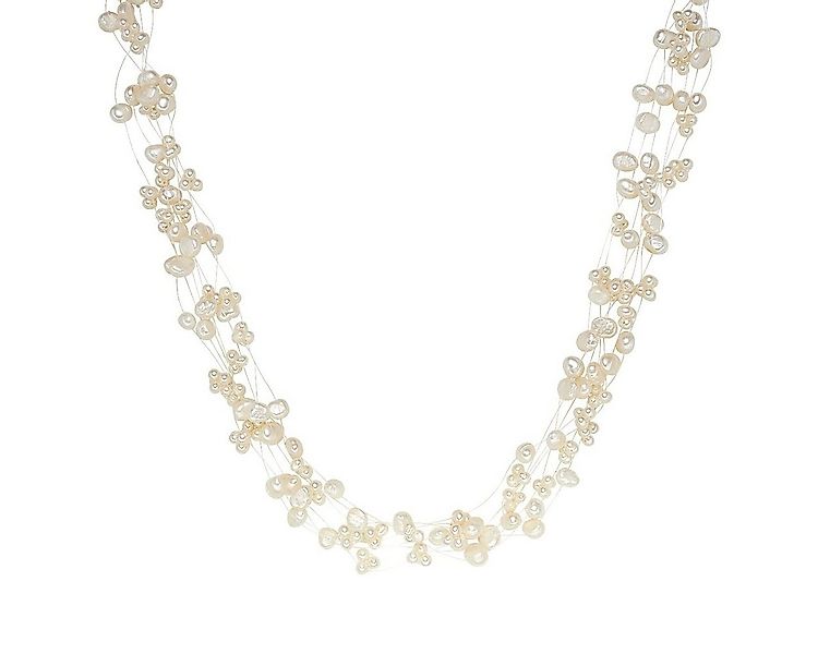 Valero Pearls Perlenkette silber, aus Süßwasser-Zuchtperlen günstig online kaufen