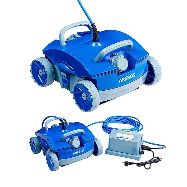 Arebos Poolroboter Schwimmbad-Reiniger Bodensauger Poolsauger Poolreiniger, günstig online kaufen