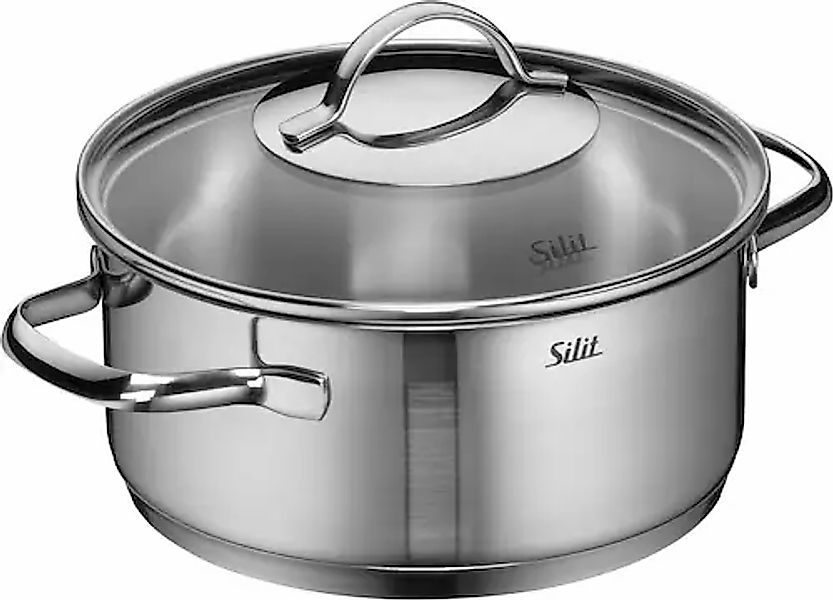 Silit Bratentopf »Achat«, Edelstahl 18/10, (2 tlg.), rostfrei, Silitherm-Al günstig online kaufen