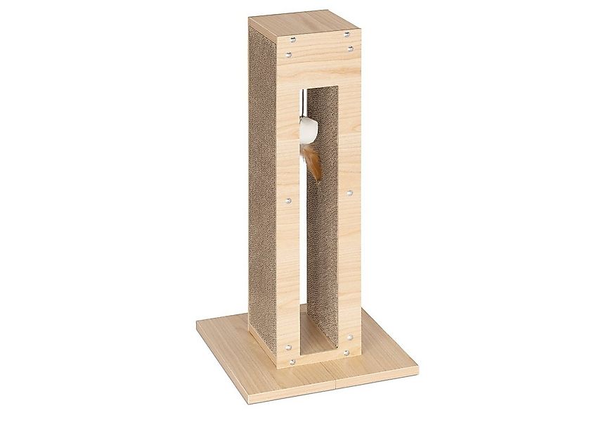 Navaris Kratzpappe Kratzbaum für Katzen - Kratzsäule mit Spielzeug, (1-tlg) günstig online kaufen
