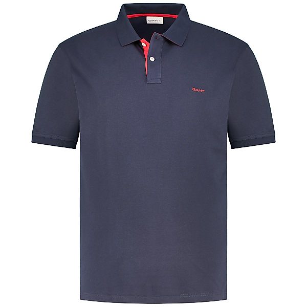 Gant Poloshirt mit Stretch Farbe dunkelblau Größe: 4XL günstig online kaufen