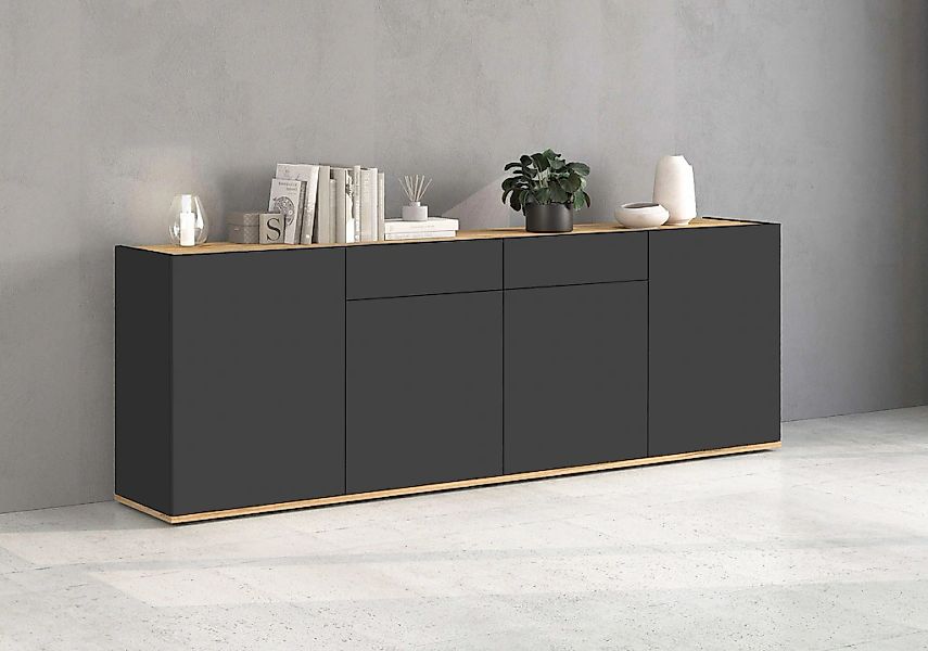 INOSIGN Sideboard "GARDA, Kommode, Schrank, untere Türen mit Push-to-Open, günstig online kaufen