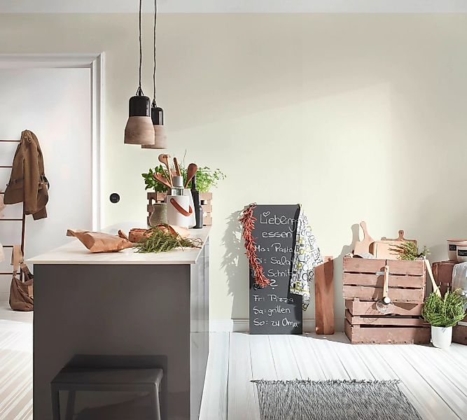 Bricoflor Weiße Vliestapete Einfarbig Badezimmer und Wohnzimmer Tapete mit günstig online kaufen