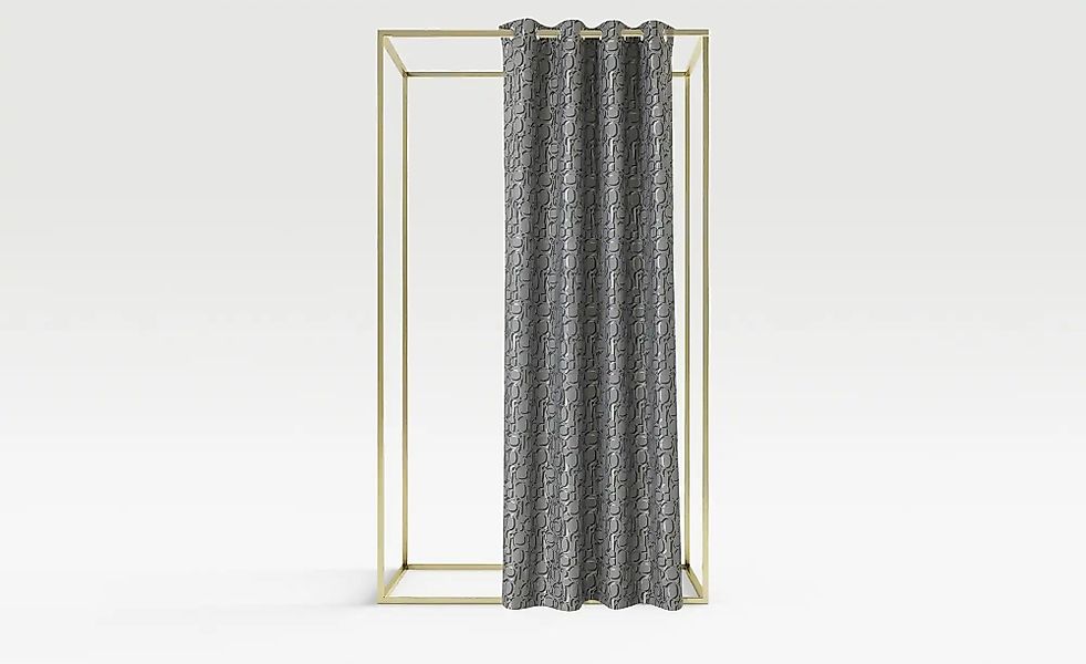 JOOP! Ösenschal  J-Ornament ¦ grau ¦ Synthetik ¦ Maße (cm): B: 140 Gardinen günstig online kaufen