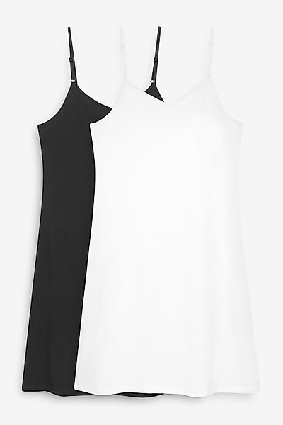 Next Unterrock Unterkleid aus Baumwolle, 2er-Pack günstig online kaufen