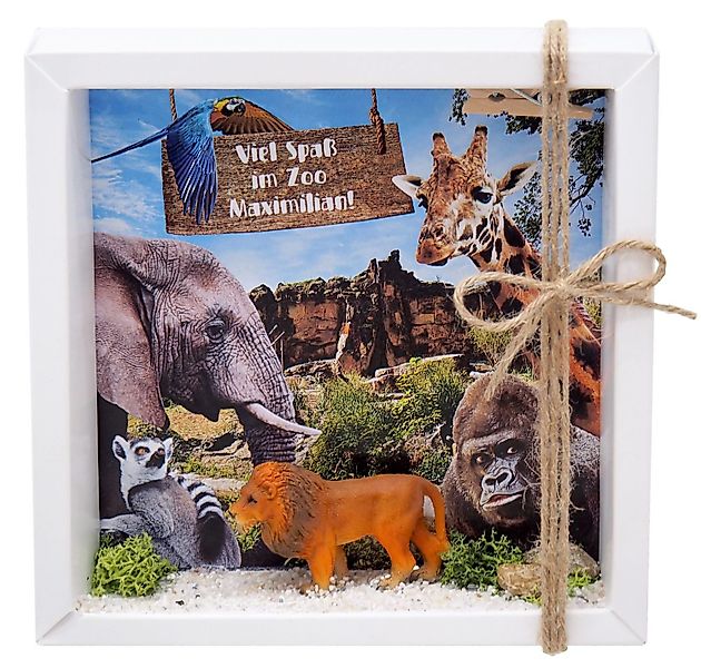 ZauberDeko Geschenkbox Geldgeschenk Zoo Tierpark Geschenk günstig online kaufen