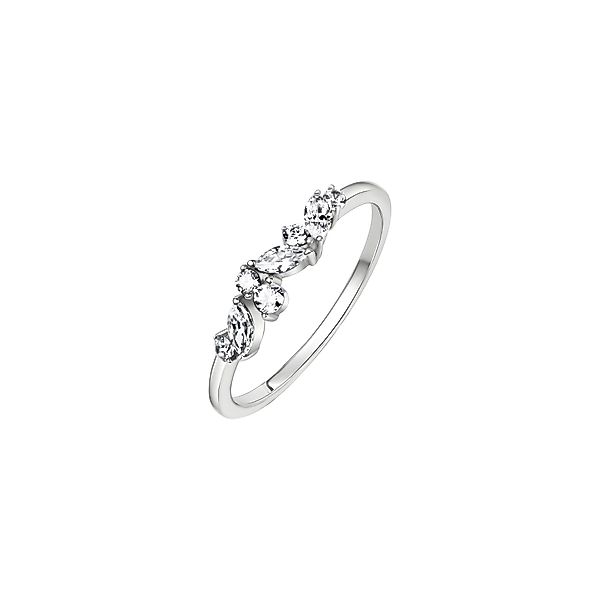 Vivance Fingerring 375 Weißgold Zirkonia weiß günstig online kaufen