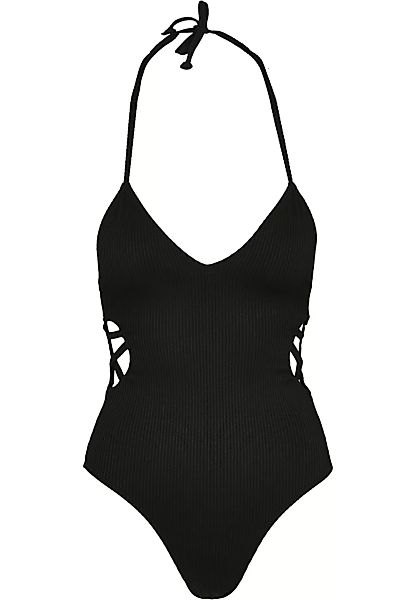 URBAN CLASSICS Monokini "Damen Ladies Rib Swimsuit" günstig online kaufen