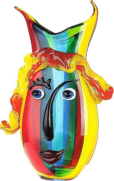 GILDE GLAS art Tischvase Rainbow (1 St), aus Glas, Höhe ca. 37 cm günstig online kaufen