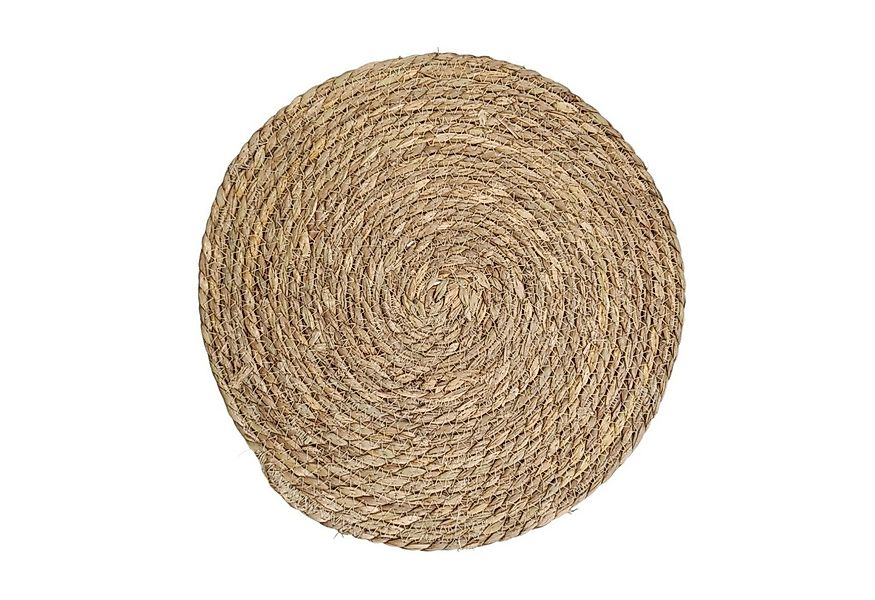 Macosa Home Platzset 4 Stk. Stroh rund Braun Naturfarben Platzmatten Strohm günstig online kaufen