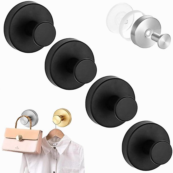 BYSURE Wandhaken, (4-St), 4 Stück Saugnapf günstig online kaufen