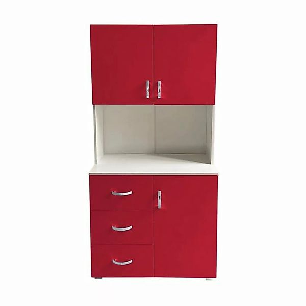 HTI-Living Kinderkleiderschrank Kinderzimmerschrank Rot Weiß (Stück, 1-St., günstig online kaufen