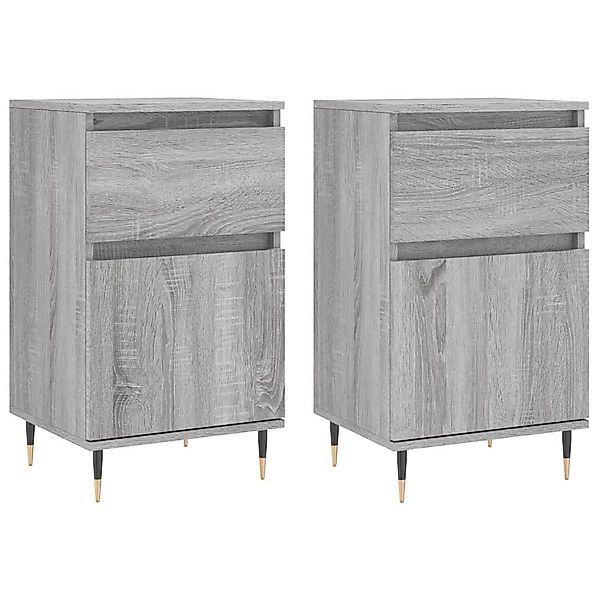 vidaXL Sideboard Sideboards 2 Stk. Grau günstig online kaufen