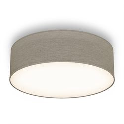 B.K.Licht LED Deckenleuchte Deckenleuchte Stoff-Deckenlampe Ø30cm günstig online kaufen