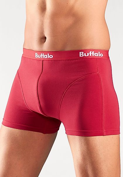 Buffalo Boxer "Boxershorts für Herren", (Packung, 3 St.), mit Overlock-Näht günstig online kaufen