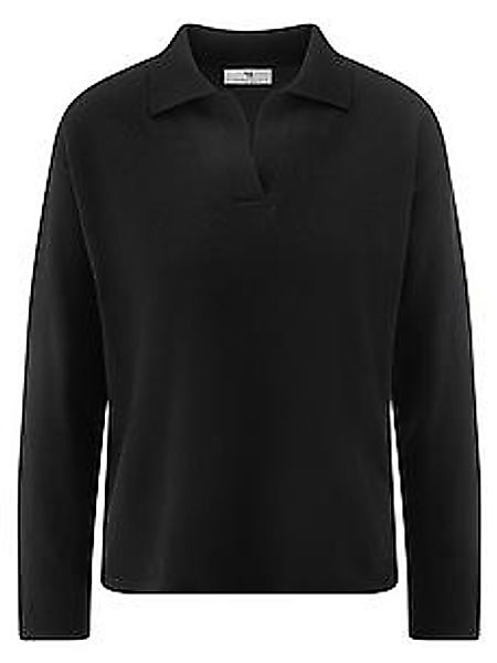 Polo-Pullover Peter Hahn schwarz günstig online kaufen