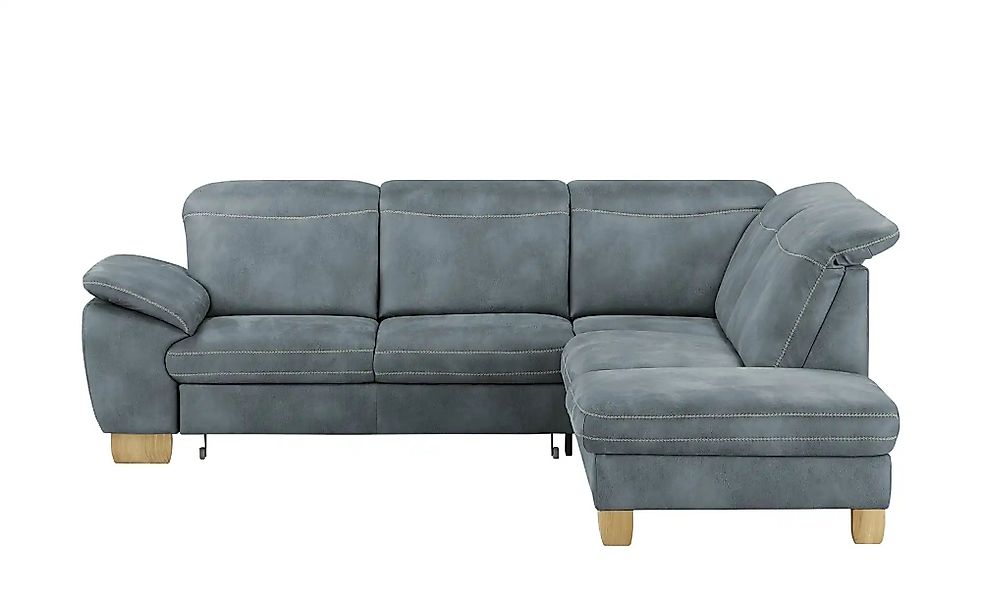 meinSofa Ecksofa  Raica ¦ blau ¦ Maße (cm): B: 266 H: 91 T: 243 Polstermöbe günstig online kaufen