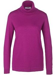 Rollkragen-Pullover Modell Tamara Peter Hahn Seide/Kaschmir lila günstig online kaufen