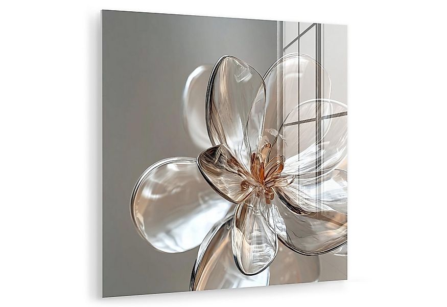 MuchoWow Acrylglasbild Blume - Gläser - Transluzent, Inkl. Aufhängung, Bild günstig online kaufen