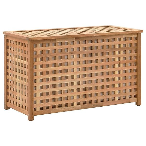 furnicato Wäschetruhe 77,5x37,5x46,5 cm Walnuss Massivholz günstig online kaufen