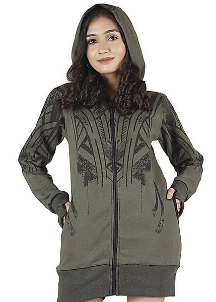 Guru-Shop Langjacke Goa Festival Jacke mit Tribal Print, Jacke mit.. altern günstig online kaufen