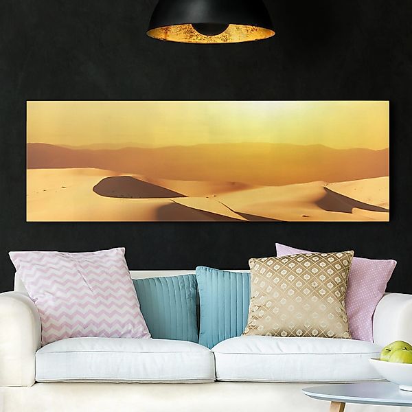 Leinwandbild - Panorama Die Wüste Saudi Arabiens günstig online kaufen