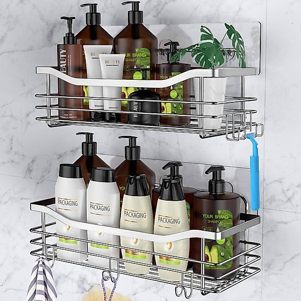 Refined Living Duschregal Duschablage ohne Bohren,Edelstahl günstig online kaufen
