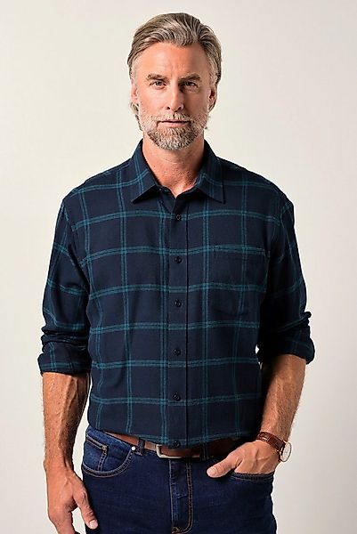 Boston Park Businesshemd Boston Park Karohemd Langarm Kentkragen bis 8 XL günstig online kaufen