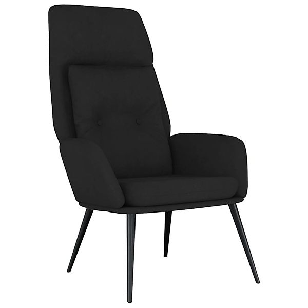 vidaXL Relaxsessel Schwarz Wildleder-Optik 341283 günstig online kaufen