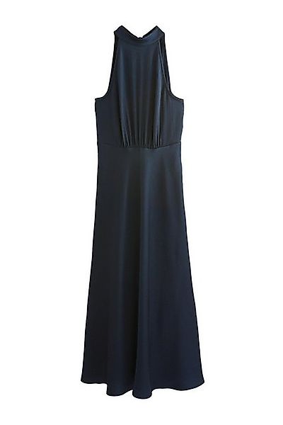 Next Midikleid Neckholder-Midikleid aus strukturiertem Satin günstig online kaufen