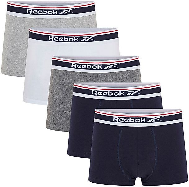 Reebok Boxer JAY (5er Pack) basic, bequem, weich, mit Logo, breiter Bund, B günstig online kaufen