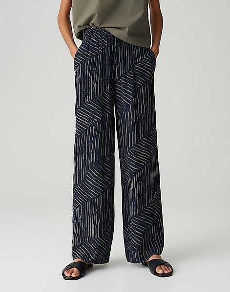 OPUS Stoffhose MAROU PALM LEAVES mit Komfortbund günstig online kaufen