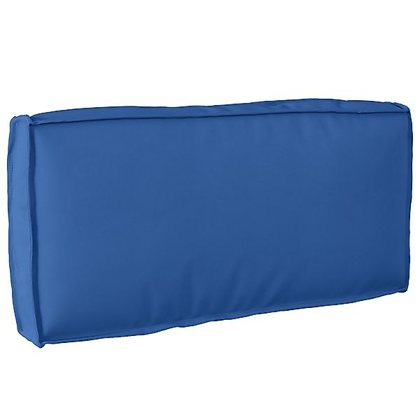 vidaXL Sitzauflage Paletten-Rückenkissen Königsblau 80x40x12 cm günstig online kaufen