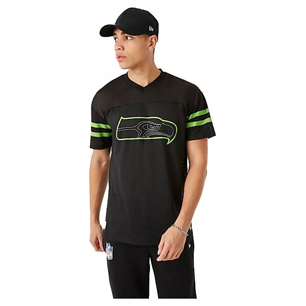 New Era Nfl Outline Logo Oversized Seattle Seahawks Kurzärmeliges T-shirt M günstig online kaufen