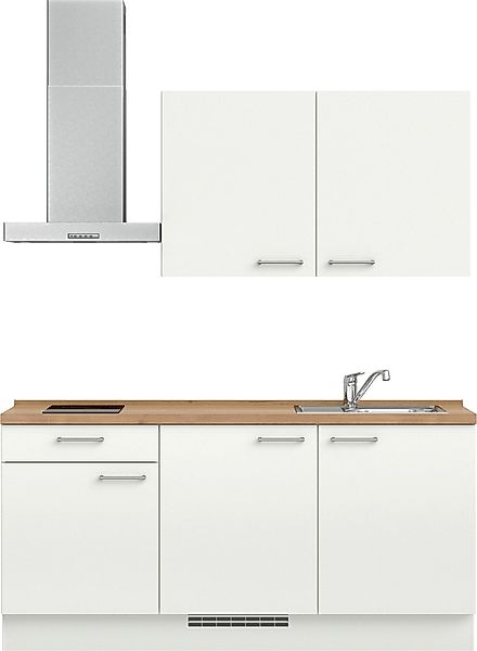 nobilia® Küchenzeile »"Laser I",Ausrichtung wählbar, Breite 180 cm« vormont günstig online kaufen