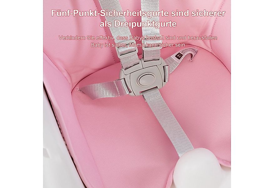 FOXSPORT Kinderklappstuhl, Kinder-Esstuhl​, 2 in 1 Babystuhl, Kombiessstuhl günstig online kaufen