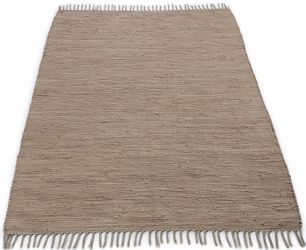 carpetfine Teppich "Kelim Chindi uni, auch als Läufer" rechteckig 5 mm Höhe günstig online kaufen