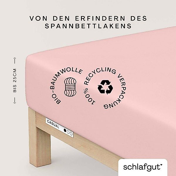 Schlafgut Spannbettlaken CASUAL u.a. in Gr. günstig online kaufen