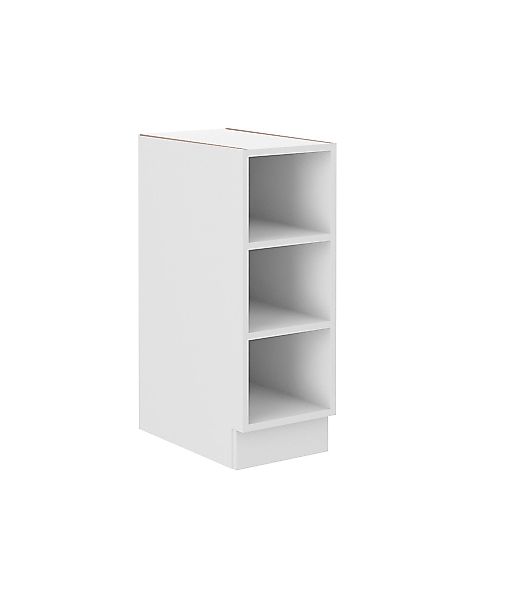 Küchen-Preisbombe Unterschrank Regal 30 cm Weiß günstig online kaufen