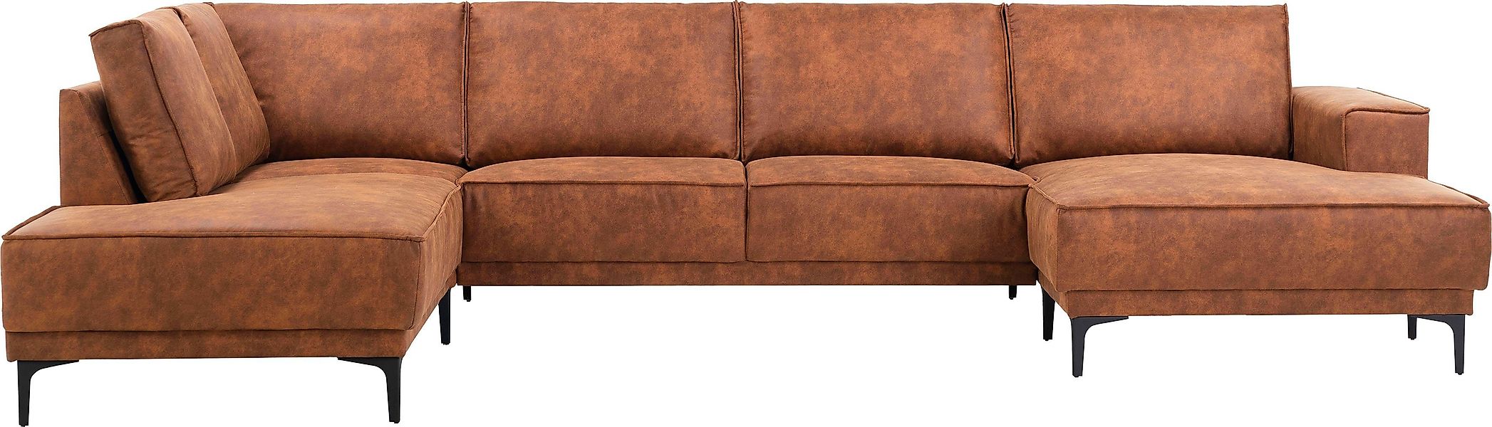 OTTO home Wohnlandschaft "XXL Sofa Oland, Struktur, Flachgewebe, Luxus-Micr günstig online kaufen