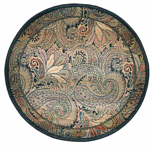THEKO Teppich »Gabiro 739«, rund, 10 mm Höhe, Kurzflor, Ornamente, ideal im günstig online kaufen